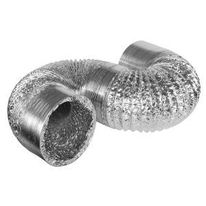 4-Inch Flexible Aluminum Ducting Hose (7.5M / 25ft) – Heavy Duty Vent Pipe for Dryer Vents, Kitchen Range Hoods & HVAC Systems