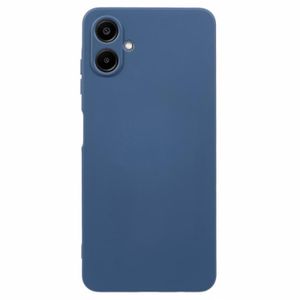 Samsung Galaxy A06 Luxury Soft Rubber Liquid Silicone Skin Touch Feel Cover Case Blue
