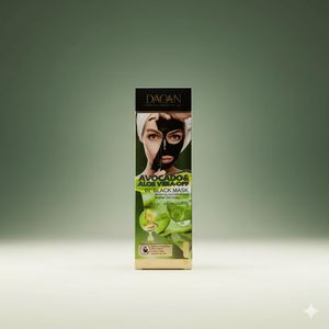 DAQAN Professional Personal Skin Care Avocado & Aloe Vera-off Black Mask