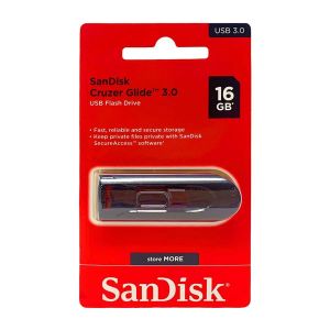 Original Sandisk Cruzer Glide 3.0 - USB flash drive - 16 GB - USB 3.0 - Black