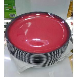 Melamine Dinner Plates With A Unique Design Good For Serving Food At Home,Catering Services And Schools. - Multicolor