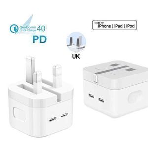 50W Super Fast Charger Head With Dual Type C Output Single Type C IPhone Cable