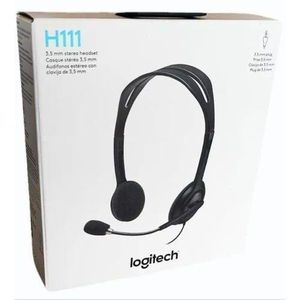Logitech H111 Duo headset with noise cancellation microphone and jack pin 