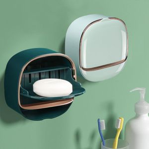 1Pc Wall Mounted Soap Holder For Bathroom - Multicolor