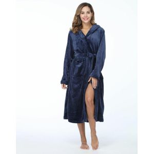Unisex cotton Bathrobe- Blue