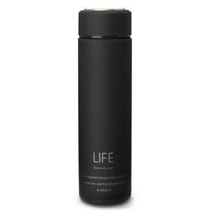 Life Stainless Tea Coffee Flask Vacuum Bottle - Black