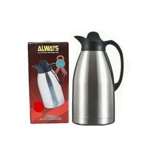 Always Stainless steel vacuum flask jug 2.0 Liters- Silver