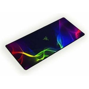 Razer 70cm x 30cm Large Gaming Mouse Pad in a vibrant multicolor "wave" design 