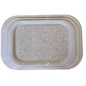  3 Pieces Of Large Snack Food Meals Breakfast Serving Trays, Rectangular Melamine Coffee Drinks Tea Cups Plate And Bowls Holder Platters for Restaurant, Parties, Coffee Table, Kitchen Dining Tableware Modern Decorative Trays