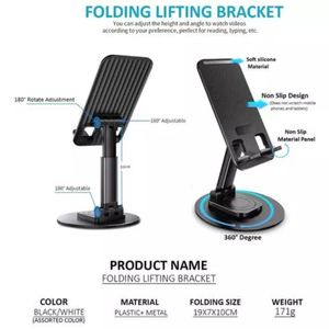 Universal Phone Holding Stand Black Desktop Phone Stand Bracket Adjustable Table Phone Stand