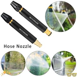 adjustable high-pressure water spray gun nozzle used for garden hoses and car washing
