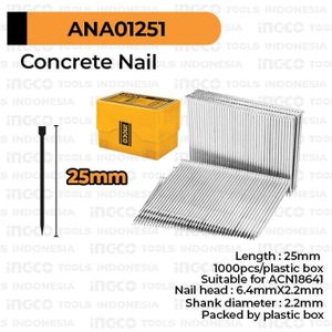 INGCO ANA01251 - Concrete Nail - Orange