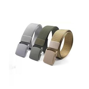Pack Of 3 Unisex Canvas Belts - Multicolor 