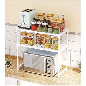 Versatile Multi-Tier Kitchen Storage Rack and Microwave Stand 