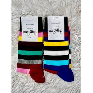 Stripe design happy socks.... 1pair