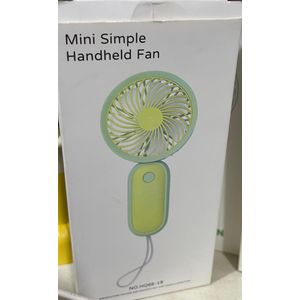 UN1QUE Mini Portable Hand Fan - Powerful Brushless Motor Small Fan, 3-Speeds, USB Rechargeable Fan With Base For Travel, Office, Kitchen, Face Makeup And Outdoor Use - For Women And Men