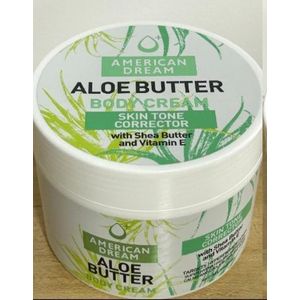 American Dream Aloe Butter with Shea Butter & Vitamin E Skin Corrector Body Cream 