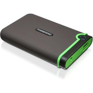 Transcend  2 TB USB 3.0 External Hard Drive - Military Drop Standards TS2TSJ25M3