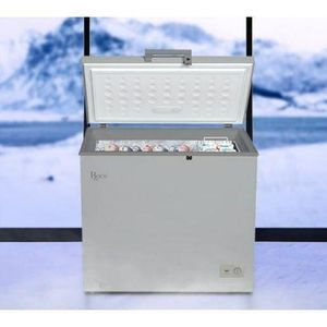 Roch 200l / 200 Litres Deep / Chest Freezer, Fast Cooling, Large Capacity, Freestanding Freezer with Temperature Control, Good For Small & Medium Sized Businesses