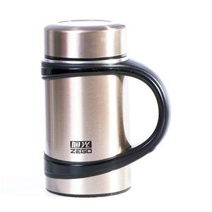 Double Wall Hot & Cold Stainless Steel Vacuum Cup - 500ml - Brown
