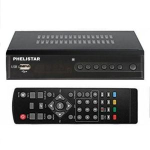 Phelistar 3600 Free To Air Decoder, No Monthly subscription Of Local channels – Black