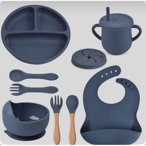 Silicone Baby Feeding and Weaning Set - Multicolor
