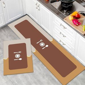  Kitchen Rug Set of 2. multi color.