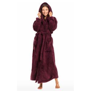 Unisex cotton Bathrobe- Brown