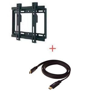 Wall mount For 14" to 42" TVs +HDMI Cable -Black