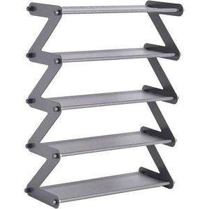 Z-Type Multi-Layer Stackable Storage Shelf / Shoe Rack
