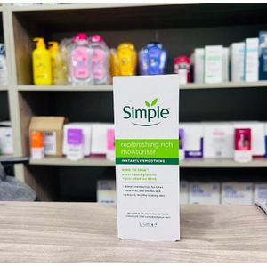 Simple Replenish Rich Instantly Smoothing Moisturiser