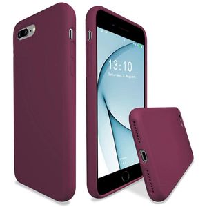 Iphone 7 Plus Silicone Case - Maroon