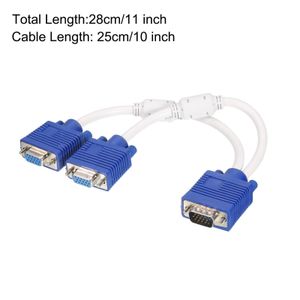 Pc VGA Y Splitter Cable 