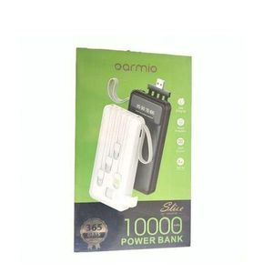 Oraimo PowerBank 10,000 MAh 4 In 1 With Fast Charge, Smart Protection, Light Weight Power Bank In Black