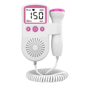 Fetal Doppler Baby Heartbeat Monitor – Portable Digital Pregnancy Heartbeat Listener (JSL-T501) with LCD Screen & Probe