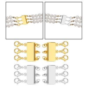 2/5pcs Rhinestones Balls Magnetic Necklace Extender Clasps Closures for  Bracelet and Jewelry Making 