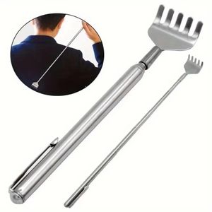 Compact Telescopic Back Massager – Portable Extendable Stainless Steel, Ideal Birthday Gift & Christmas Stocking Stuffer for Sen