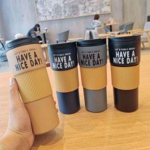 Have A Nice Day Vacuum-Insulated Stainless Coffee Cup- Multicolor