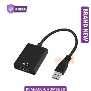 Universal USB 3.0 to HDMI Converter Adapter PCM-ACC-UHDMI-BLK Brand New Black