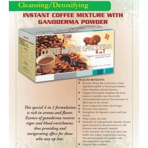 Other 4-in-1 Instant Coffee Mixture with Ganoderma Powder, an instant beverage marketed as a health supplement