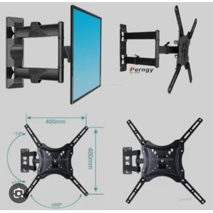 Full- motion rotating TV wall mount 