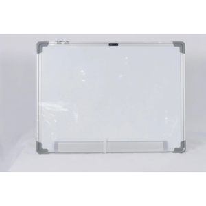 Deli 40x60cm dry erase wall mounted double sided magnetic whiteboard