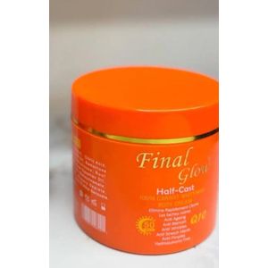 Beauty Final glow half cast 100% carrot whitening body cream anti aging , anti blemish, anti pimples, anti wrinkles, anti stretch marks hydroquinone free Q10 spf 50