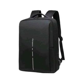 Anti Theft Laptop Bag With Charging Port Black/ Blue