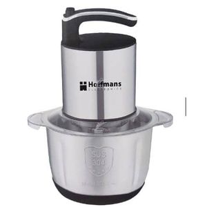 Hoffmans 5L Stainless Steel Meat Grinder Vegetable Chopper Silicer Mincer Multi-Function Food Processor - Silver