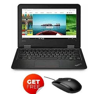 Lenovo Refurbished ThinkPad 11e 8GBRAM 128GB SSD 11.6" Plus Free Mouse-Black (Grade A)