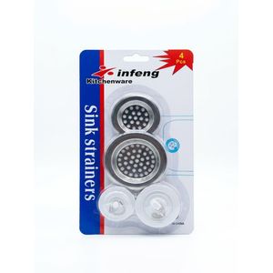 The Unbranded Brand Premium 4-Piece Sink Strainer & Stopper Set