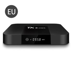For Android Tv Box, 4k Hdr Streaming Media Player,4gb Ram 32gb Rom  Allwinner H3 -core Smart Tv Box Eu Plug