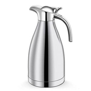 2L Stainless Steel Thermal Flask Jug Coffee Pot Vacuum Insulated Water Bottle-Silver
