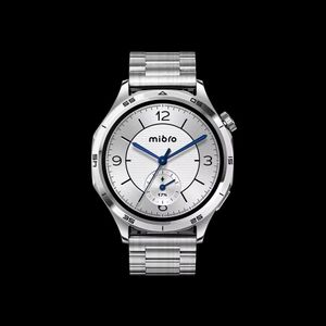 mibro GT Smartwatch Global Version Stainless Body 1.43”AMOLED GPS 5ATM Bluetooth Calls AI Assistant Watch Faces For Men And Women